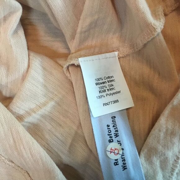 NWT. J Crew Cream Tank Women’s XXS with Ruffles - Picture 8 of 9